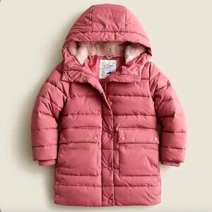 J.Crew Girls’ Chateau Puffer Jacket – XL – Pink – Eco-Friendly PrimaLoft